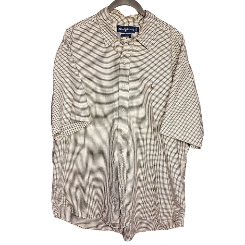 Polo ralph lauren vintage Blake short sleeve button down shirt preppy color pony